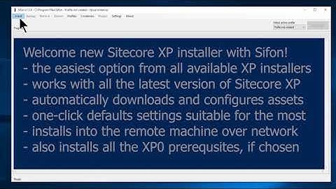 Installing Sitecore XP 10.1 into a VM by network with Sifon