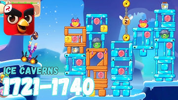 Angry Birds Journey: Levels 1721-1740 (Ice Caverns) Gameplay - Part 87