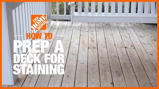 How to Prep a Deck for Staining | The Home Depot