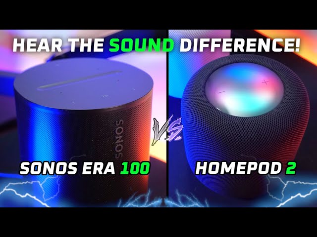 Sonos Era 100 vs HomePod 2: ¡Descubre la diferencia de SONIDO