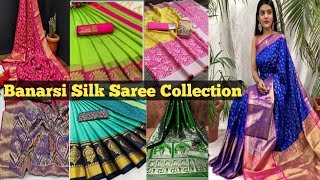 Latest Banarasi Silk Saree Collection🌺 Meesho Silk Saree Haul 🌺 Teej Special Silk saree Collection screenshot 4