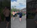 Travellers fighting and tommy joyce jumps in attacks  man