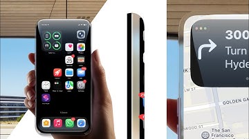 iPhone 20 with curved and transparent edges