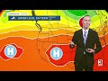 Hazy/smoky, warm, and dry to begin the week