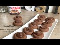 Nutelloti ou biscuit au nutella avec 3 ingrdients seulement