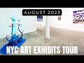 Art gallery walk in chelsea nyc  august 2023  artasform tours