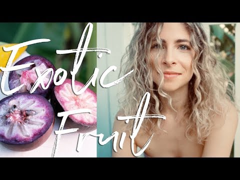 HOW TO EAT STAR APPLE, EGG FRUIT, PEANUT BUTTER FRUIT ✶ RAW VEGAN HAWAII