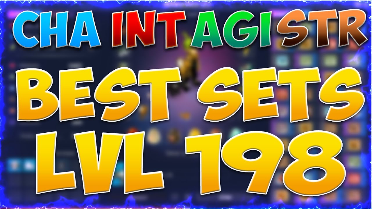 [DOFUS] MELHORES SETS LVL 198 QUE SÃO TÃO BONS OU MELHORES QUE LVL 200 ...