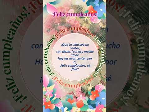 ¡Feliz cumpleaños! #felizcumpleaños #felicitación #amor