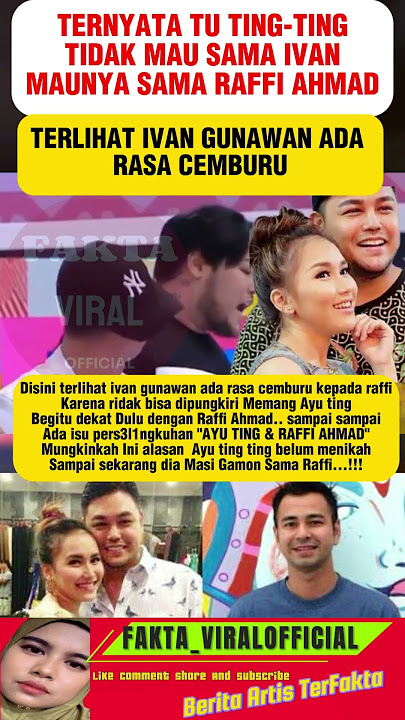 Ivan Gunawan cemburu sama raffi Ahmad  #raffiahmad  #ayutingting  #ivangunawan  #nagitaslavina1717