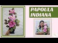 PAPOULA INDIANA - FLORES EM E.V.A