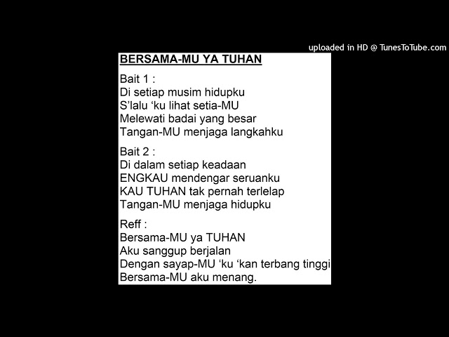 Bersama-MU Ya TUHAN (Di setiap musim hidupku...) - GBC Worship u0026 Melitha Sidabutar - Album Bersama-M class=