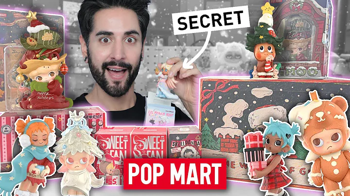 POP MART CHRISTMAS BLIND BOX HAUL! Dimoo, Peach Riot, SKULLPANDA, Twinkle Twinkle, Zsiga 💜 PART 1