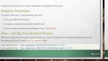 How to Use Retrofit in Android to Display Data in a TextView