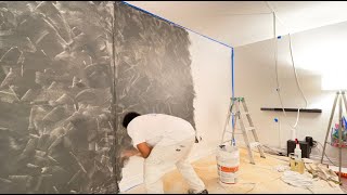Limewash by Portola Paints and Black Forest Green by Benjamin Moore (LoFi Vibes) 2022