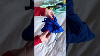 How To Fold A Bikini Set