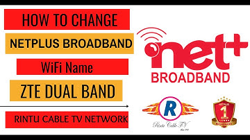 HOW TO CHANGE NETPLUS  WIFI NAME !ZTE DUAL BAND MODEM! VERY EASY! RINTU CABLE TV NIHAL SINGH WALA !!