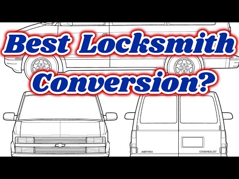 Mobile Locksmith Van Setup (Walkthrough) | Best Work Van to Buy that Fits in Home Garage!