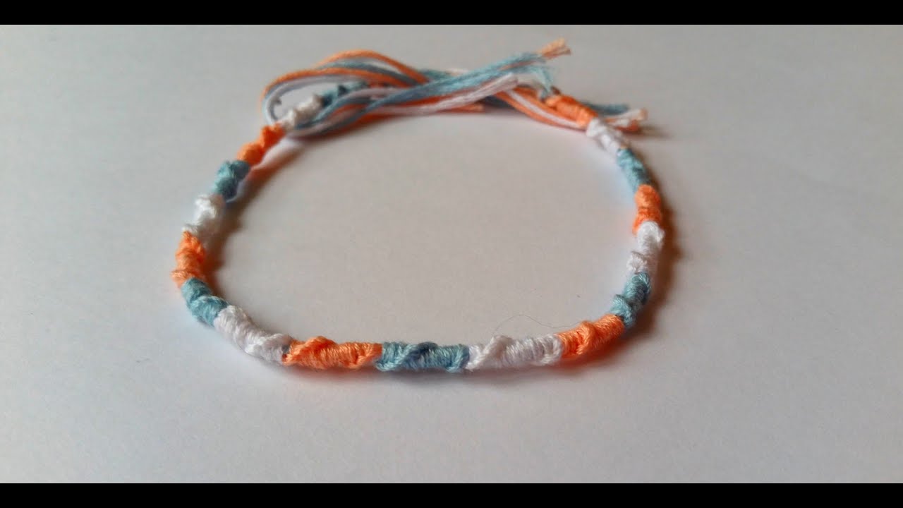 DIY : Bracelet Brésilien Rond. Tuto Facile. - YouTube