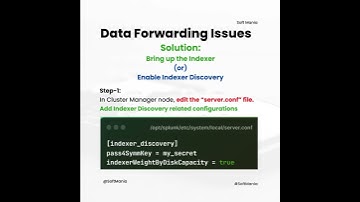 Data Forwarding issue | Splunk Troubleshooting Use case 4 | Day 4 | Soft Mania