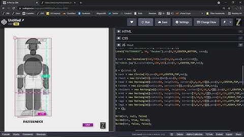 ZIM Explore! 55 PatternBot! - #HTML #Canvas #JavaScript, #CreateJS, #ZIMjs