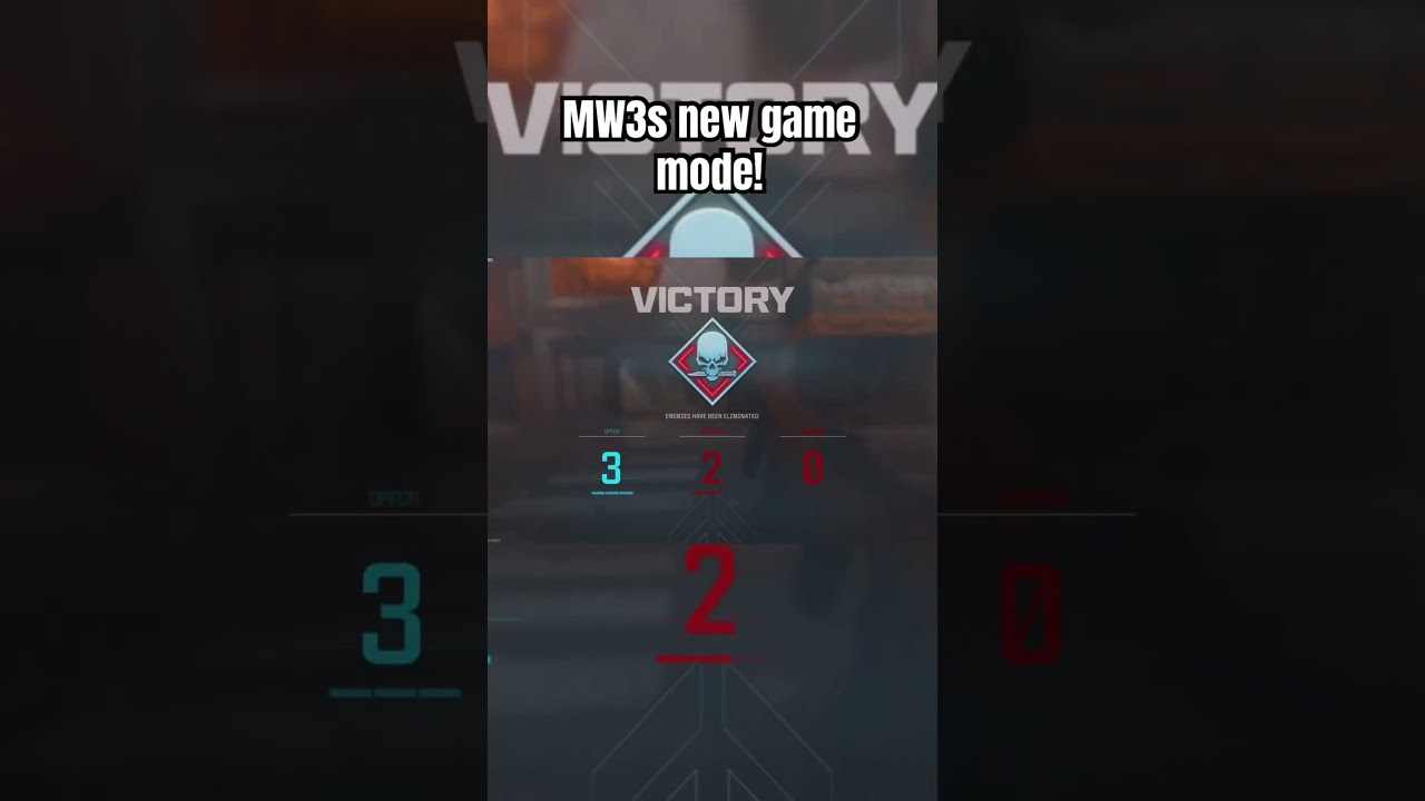 MW3 Has a new game mode called CUTTHROAT!