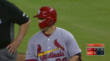 STL@MIA: Diaz drives in a run on a single to center