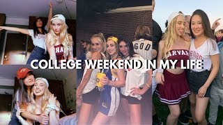 College Weekend in My Life: Harvard vs Brown Football Game, Influencer Brunch, Parties!