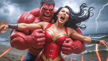 RED HULK vs SHE-HULK EPIC BATTLE! However, THOR