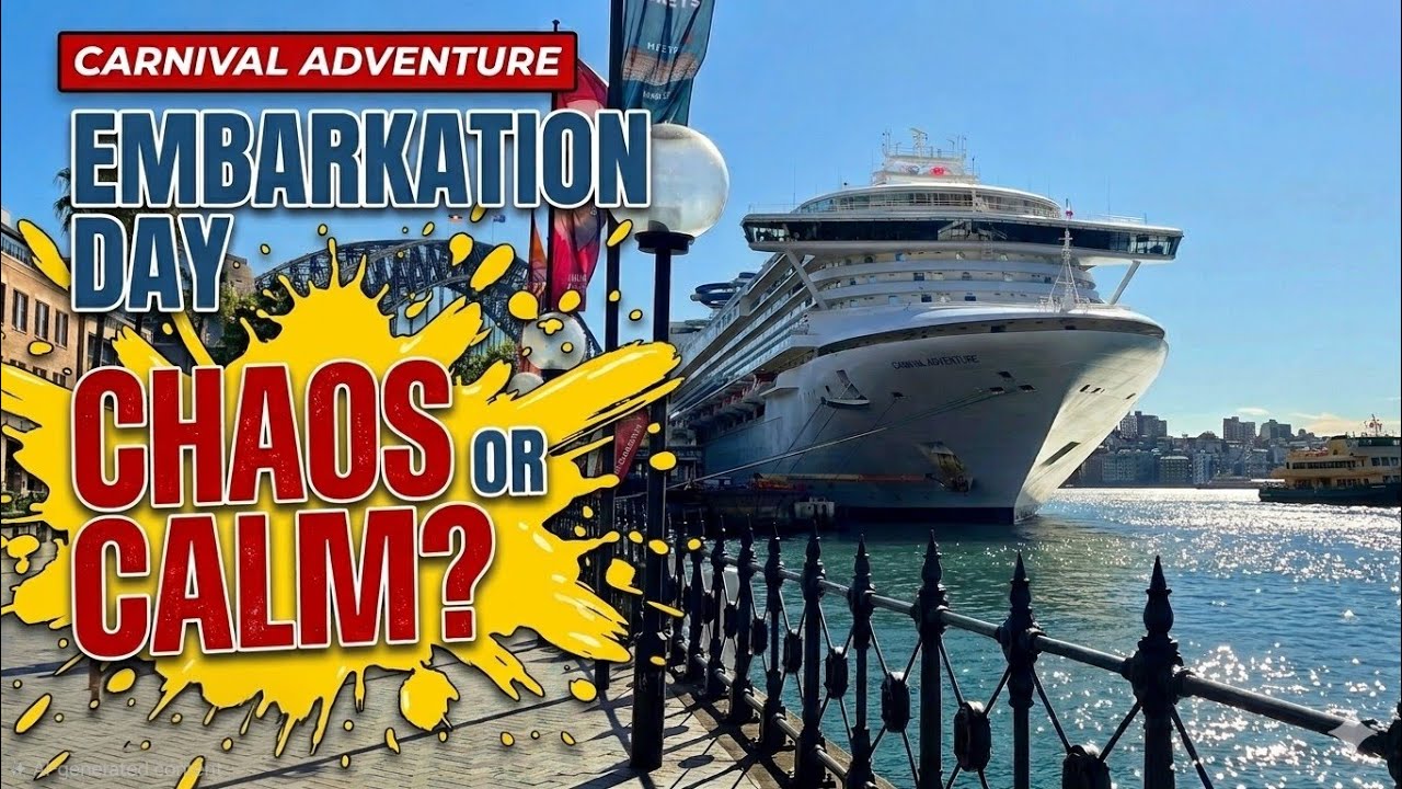 Carnival Adventure Embarkation Day: First Impressions!