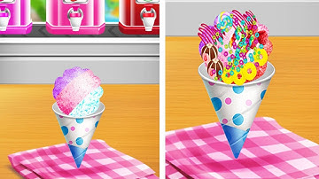 PLAY KIDS GAME SUMMER RAINBOW SNOW CONE MAKER #7 | GAME FOR ANDROID/IOS