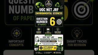 UGC NET JRF Environmental Sciences December 2025 | Q6 | #ugcnet #netjrf #ugcnetjrf #shorts #viral