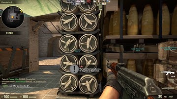 CSGO Hacker Trying to Get Banned. Casual Game #3 One round & DROP