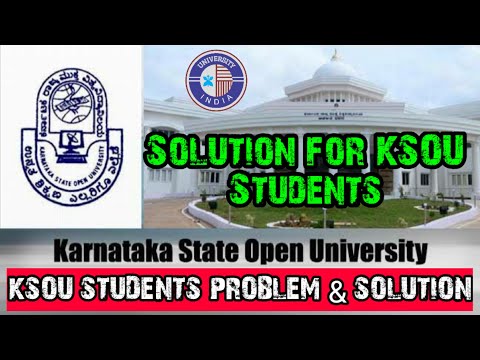 KSOU STUDENTS PROBLEM || Karnataka State Open University
