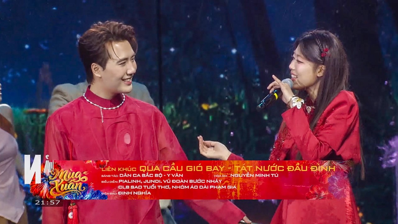 Liên khúc Qua Cầu Gió Bay & Tát Nước Đầu Đình - PiaLinh & JunDi | Quảng Trường Mùa Xuân 2026