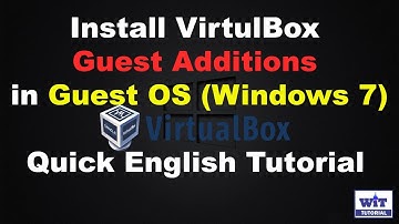 Install Virtual-box Guest Addition in Windows Guest OS -English Tutorial