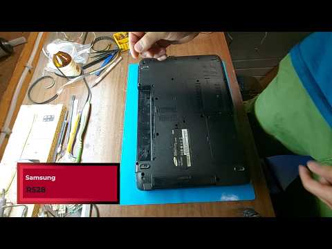 Как заменить термопасту на ноутбуке Samsung R528