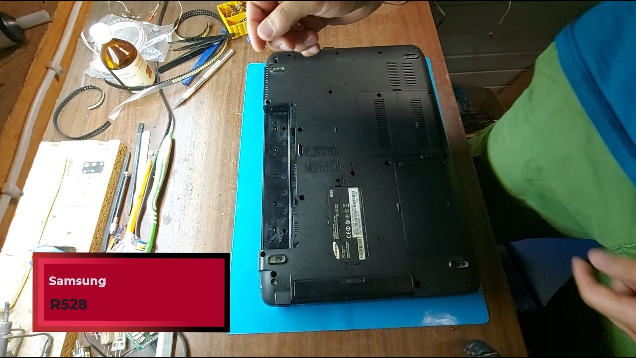 Как заменить термопасту на ноутбуке Samsung R528