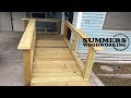 How To Build A Wooden Deck With Ramp