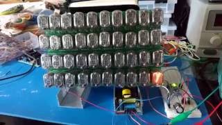 Initial test of Nixie driver
