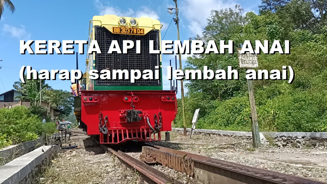 Lok Diesel Vintage Duku Kayu Tanam KA Lembah Anai