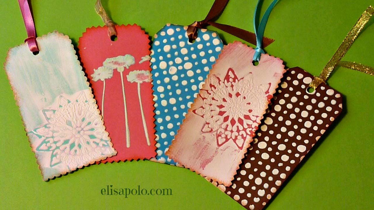 DiY, Cómo Etiquetas Gifts Tags, Hacer Tags - YouTube