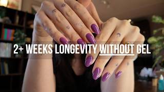 How to get the perfect manicure with REGULAR NAIL POLISH (beginner friendly 💖)