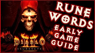 Starter Rune Words Guide Diablo 2 Resurrected D2R