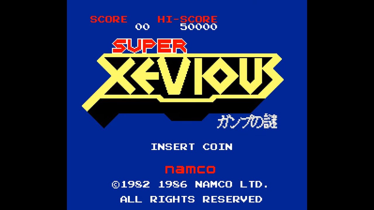 Arcade Longplay [1123] VS. Super Xevious: GAMP no Nazo (JP) - YouTube