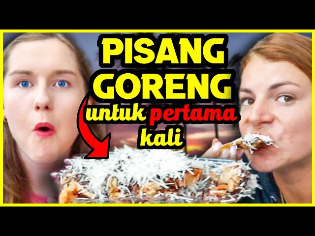 FOREIGNERS SHOCKED by PISANG GORENG in INDONESIA 😱🇮🇩 class=