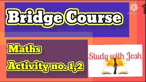 Bridge course 10th || Maths || activity no. 1,2 ||  सेतू अभ्यासक्रम 10 ||