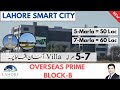 Lahore smart city  overseas prime  blockb 5 7 marla house on installments  visit by srel