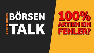 Sind 100% Aktien Ein Fehler? Diversifikation Mit Assets Börsentalk Live