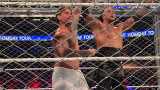 Cm Punk Comes Out Of The Shower To Help Damian Priest At Holiday Tour 122624